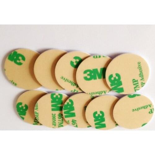 10 pcs/lot) 13.56Mhz RFID Tags Stickers Smart Proximity Card NFC 1K F08 3M Gule Label for Access Control