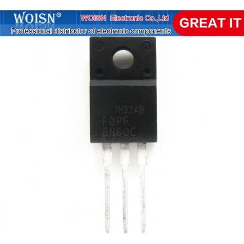 5pcs/lot FQPF8N60C 8N60C 8N60 TO-220 New original In Stock