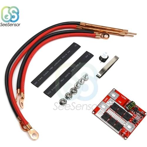 Spot Welding Machine Welding Pen Full Set of Accessories DIY Portable DC 6-18V 6MOS Battery Energy Storage Spot Welding Machine