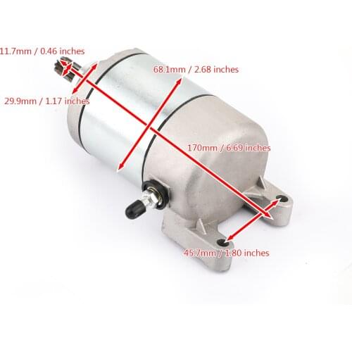 Artudatech Starter Motorcycle for Honda CBX250 NX250 XR250 XL250 AX-1 NX250-2 1988-2009 31200-KW3-018 Motor Accessories Parts