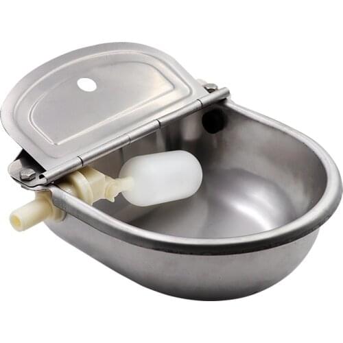 Livestock Automatic Float Drinking Water Bowl Stainless Steel Drinker Bowl For Pig/Cow/Sheep/horse/dog Animal Farm Equipment