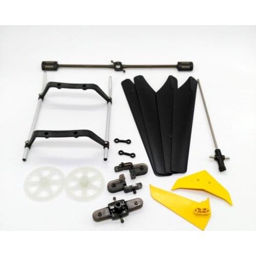 Free Shipping SYMA S301G S301 Connect Buckles Main Blade Grip Set Tail Blades Landing Skid Flybar R/C Spare Parts Helicopter