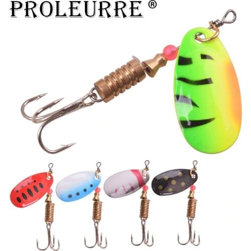 1Pcs Spinner Fishing Lures 2.5g 3.5g 5.5g Metal Sequin spoon Jig Wobblers CrankBaits Trout With Feather Hooks for Carp Pesca