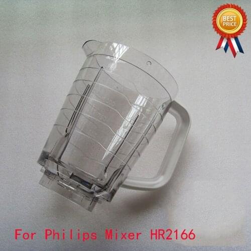 For Philps Mixer Plastic Cup HR2166 HR2165 HR2163 HR2162 Mixing Cup Blender Accessories New