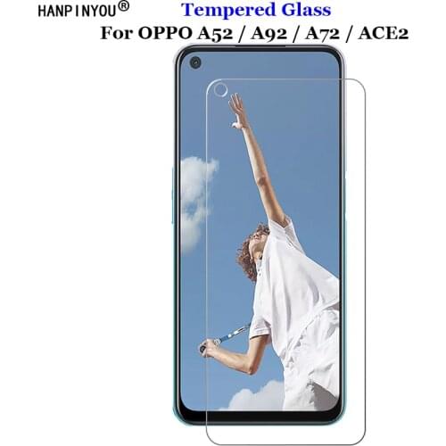 For OPPO A52 A72 A72n A92 5G 6.5" Tempered Glass 9H 2.5D Premium Screen Protector Protection Film For OPPO Ace2 Ace 2 6.55"