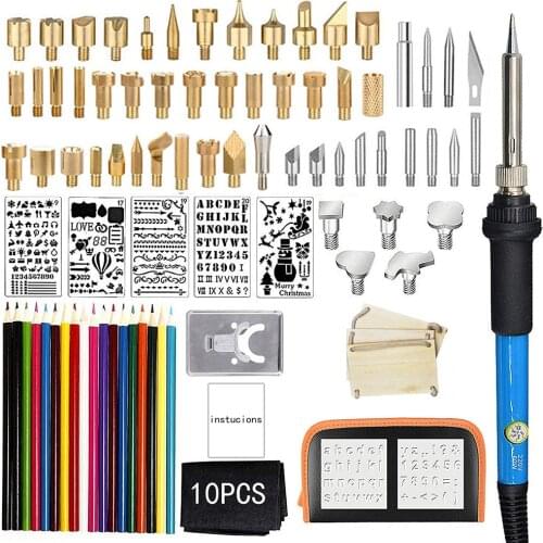 Electric Soldering Iron 94 In 1 Set Internal Heating Type Pyrography Soldering 60W Constant Temperature Adjustable