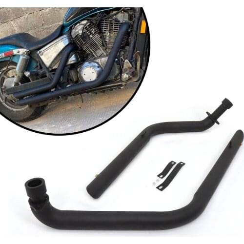 For Honda VT1100 SHADOW 1100 ACE Aero Spirit VT1100C VT1100C2 VT1100T Tour Shortshots Staggered Exhaust Pipe Silencer Muffler