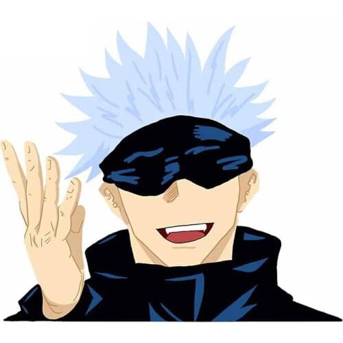 Personality Jujutsu Kaisen Car Stickers Fashion Decal Bumper Car Styling Anime Graphics Good Quality Waterproof Sun Protection