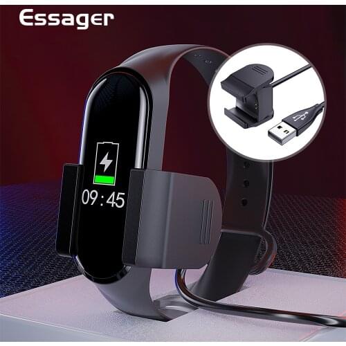 Essager Charger Cable For Xiaomi Mi Band Miband 4 5 Fast Charging USB Cable Adapter For Xiaomi Mi Band4 Band5 Charge Wire Cord