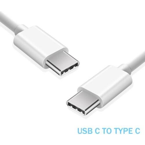 Type C Male To Male USB C Cable Mobile Phone Fast Charging PD Charger Cable For MacBook Laptop Huawei p30 Samsung USBC Cord Wire