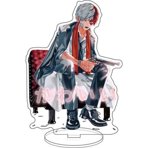 My Hero Academia Midoriya Izuku Katsuki Shoto Todoroki Shigaraki Anime Acrylic Stand Figure Model Plate Decoration Cosplay Gift