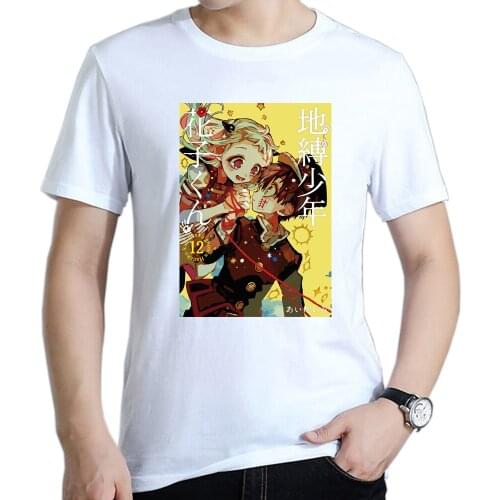 Toilet bound Hanako kun Men T Shirt Jibaku Shounen Manga Yen Poster Printing Clothing Merch Yugi Amane COSPLAY Costume Boy Gift