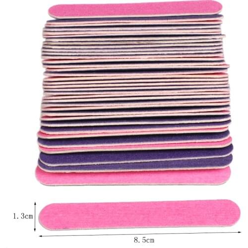 100pcs/Lot Mini Disposable Nail Files Buffer Sanding Block Double Side 180/240 Professional Manicure Pedicure Tool Nail Files
