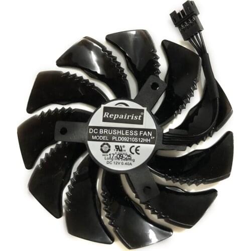 PLD09210S12HH T129215SU 87MM(90mm) Gigabyte GTX 1050 1060 1070 RX 470 480 570 G1 Graphics Card Cooling Fan as Replacement