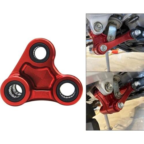 Durable Rear Shock Suspension Linkage Knuckle Cushion Assembly Red Fit for Honda CRF 250L Rally 2020 / 2019 / 2018 / 2017