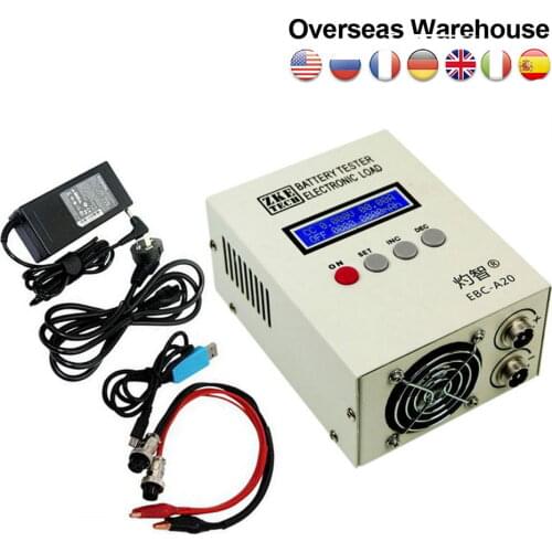 EBC-A20 Battery Tester 30V 85W Lithium/Lead Acid Battery Capacity Tester Electronic Load PC Software Control