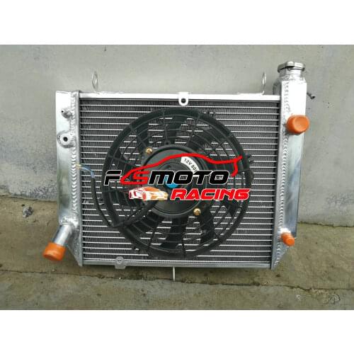 3 ROW Aluminum Radiator + FAN For Yamaha YZF R1 RN01 YZFR1 R-1 YZF-R1 1000 1998-1999 YZF R 1 98 99