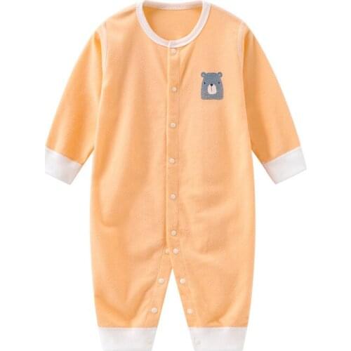 Unisex Newborn Long Sleeve Baby Boy Girl Rompers Cotton Soft Four Seasons Infant Jumpsuit Toddler Baby Clothing