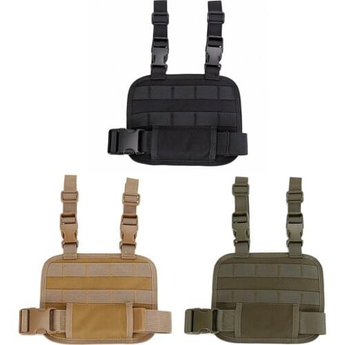 Drop Leg MOLLE Platform Waterproof Breathable Modular Thigh Magazine Mag Pouch Holster Rig Panel