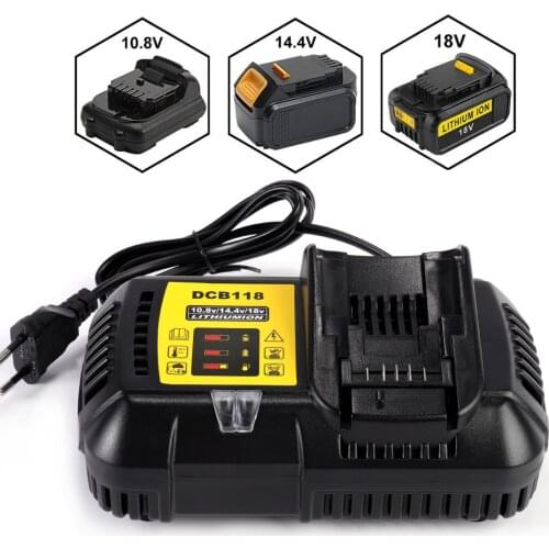 4.5A DCB118 DCB101 Fast battery charger for Dewalt Battery 18V 10.8V 12V 14.4V 20V Li-ion high quality &DCB112