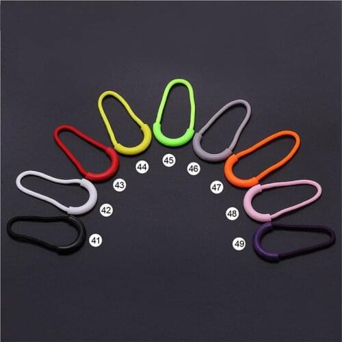 20pcs Semicircular Zipper Pull End Fit Rope Tag Fixer Zip Cord Tab Replacement Clip slider Buckle Suitcase Clothe Round Zipper