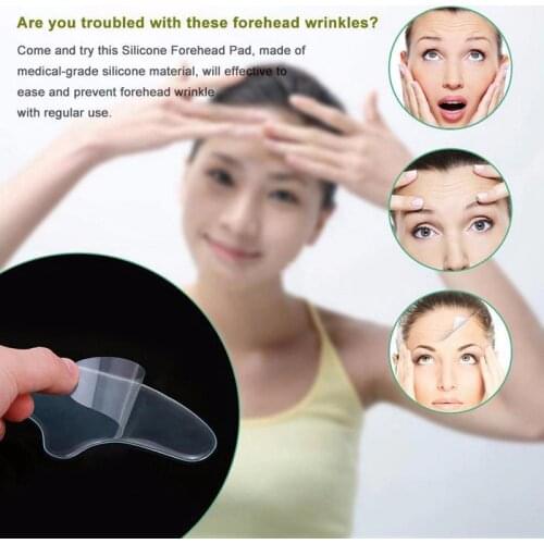 3Pcs Reusable Silicone Wrinkle Removal Sticker Face Forehead Sticker Pad Anti Wrinkle Aging Skin Lifting Face Care Beauty Tools