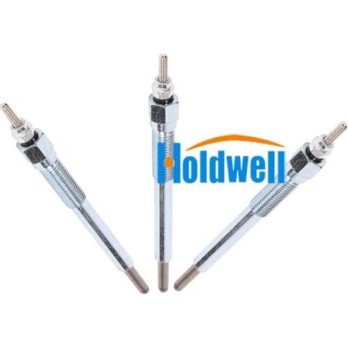 3PCS Glow Plug for Bobcat AL275 B300 BL370 335 E32 E45 S205 S510 T140/180/190