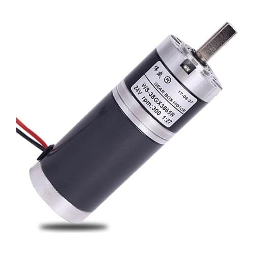 38mm 12V 24V DC Planetary Deceleration Gear Motor 15W large torque 3.5N.m micro speed reduction motor 1n.m=10kg.cm