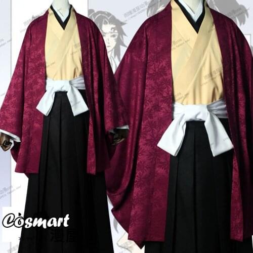 Anime Demon Slayer Kimetsu no Yaiba Keikoku Enichi Hallowmas Kimono Cosplay Costume Uniform New 2020