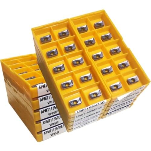 APMT1135 PDER M2/H2 VP15TF Turning Tool Carbide Insert APMT1135 Face Mill Lathe Milling CNC Tools Cutter Milling CNC Tools