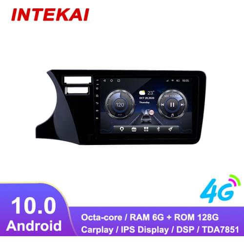 9"Android 10.0 Car Radio GPS Navigation autoradio multimedia player for honda city LHD 2014 2017 head unit stereo
