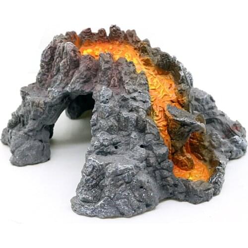 DW Aquarium Sea Creatures Hiding In Caves Landscaping Stone Coral Fish Tank Decoration Items Resin Stone