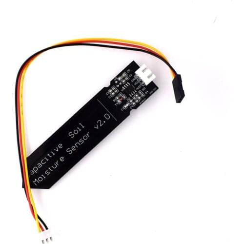 3.3~5.5V Capacitive Soil Moisture Sensor Module Not Easy To Corrode Wide Voltage Wire Corrosion Resistant W/ Gravity For Diy Ki