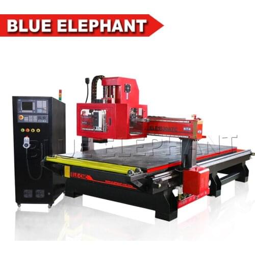 CNC 1530 router cutting machine ATC auto tool changer carousel type 9kw Italy spindle