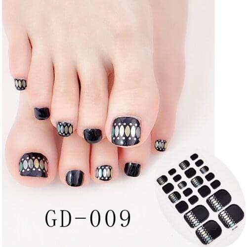 22 Tips/Sheet Nail Tape Adesivos DIY Nail Art Stickers Minimalist Design Nail Decoration Nail Wraps DIY Nail Accesoires