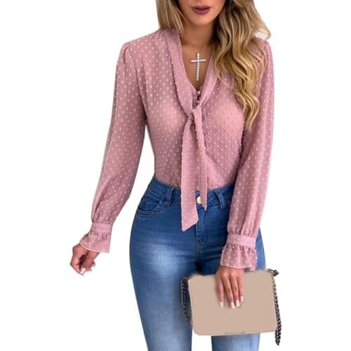 Розовые блузки KUDVOGUE China At AliExpress