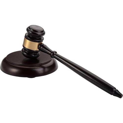 L69A Hammer for Judge Lawyer Auction University Associations Moot court for Chairman
