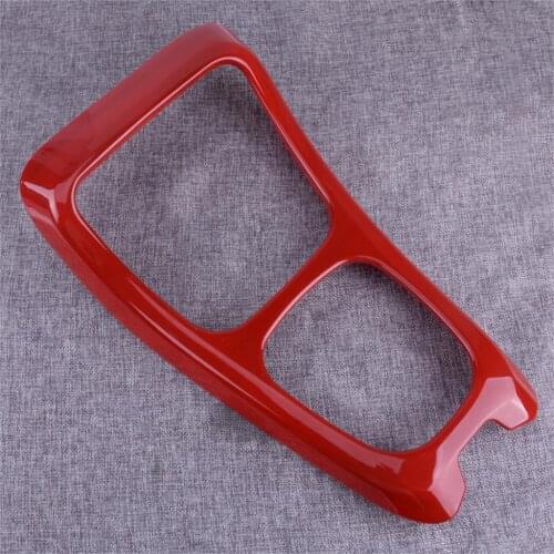 DWCX New Car Styling Interior Accessories Red ABS Inner Gear Panel Moulding Cover Trim Shift Fit For Jeep Compass 2017 2018 2019