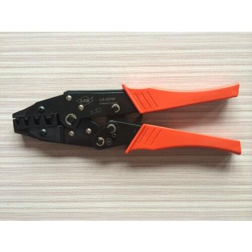 Ratchet Crimping Tool for wire-end ferrules 10-35mm2 hand cimping plier crimper wholesale LS-35WF