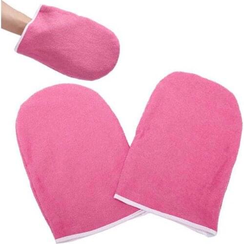 Wax Warmer gloves Protection Paraffin Wax Protection Hand Gloves for Warmer Wax Heater SPA Cotton Professional Mini Mittens