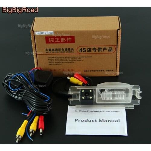 BigBigRoad Car Rear View Backup Camera with power relay / Filter For Renault Sandero / Dacia Sandero II 2012 2013 2014 2015 2016