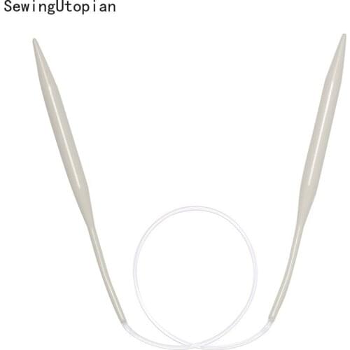 40cm Aluminum Circular Knitting Needles Crochet Needles for Knitting Weaving Pins Needlework Tools 2/2.5/3/3.5/4/4.5/5/6//7/8mm
