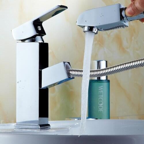 Bathroom Basin Faucet Single Handle Single Hole Mixer Tap Deck Mounted Hot And Cold Tap Washbasin Mixer