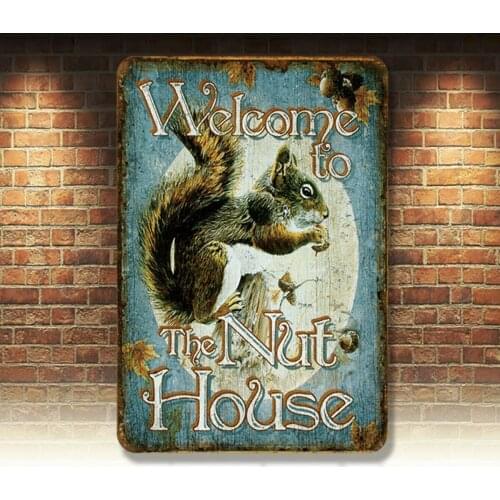 Animal Vintage Retro Metal Tin Signs Wall Plaques Bar Club Pub Plates Home Decor