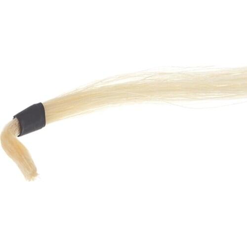 WXTF 1pc 79cm Natural White Horse Hair Erhu Bow Hairs Musical Instrument Parts