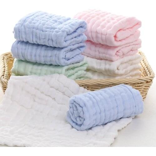 3/pcs baby towels baby washcloths superfine fiber newborn face wash handkerchief comfortable soft toddler wipe cloth bibs Infant