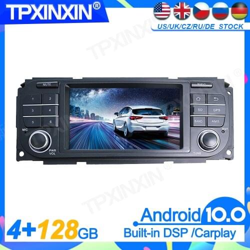 4+128GB Android10.0 PX6 For Jeep Universal DSP Head Unit Multimedia Player Auto Radio Tape Recorder Headunit GPS Navigation
