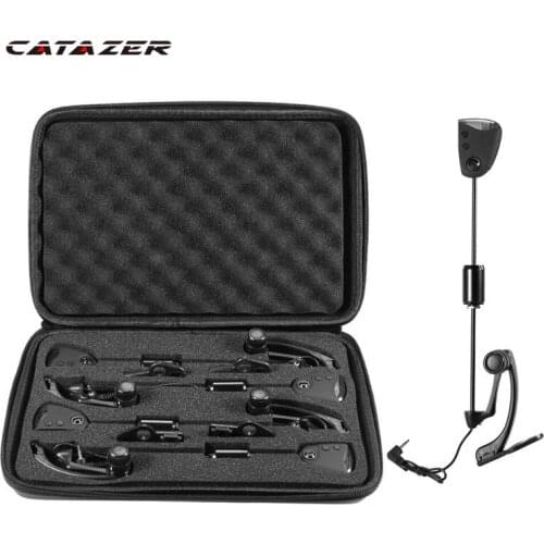 Catazer 7 Colors Fishing Bite Alarm Hanger Swinger LED Illuminated Indicator Carp Fishing Tools High Quality