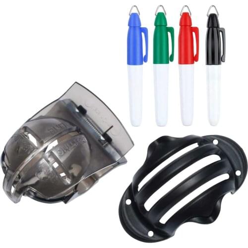Golf Line Drawing Marker Tool 6-Piece Marking Tool Kit Marker Putting Positioning Aids Golf Accessories