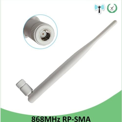 868MHz 915MHz LORA Antenna 5dbi RP-SMA Connector GSM 915 MHz 868 IOT antena outdoor signal repeater antenne waterproof Lorawan